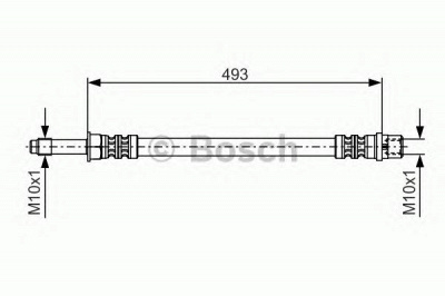 BOSCH 1987476294 -  Тормозной шланг