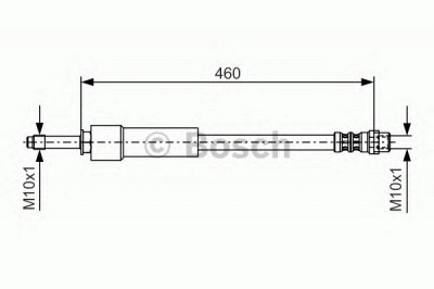 BOSCH 1987476297 -  Тормозной шланг