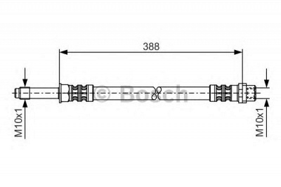 BOSCH 1987476300 -  Тормозной шланг