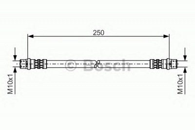 BOSCH 1987476309 -  Тормозной шланг