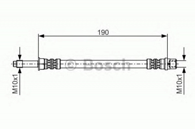 BOSCH 1987476310 -  Тормозной шланг