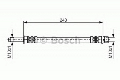 BOSCH 1987476313 -  Тормозной шланг