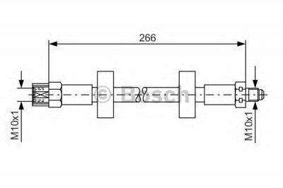 BOSCH 1987476337 -  Тормозной шланг