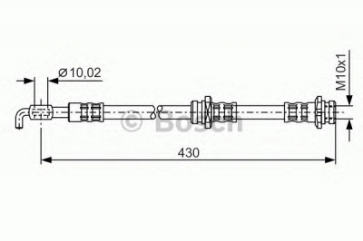 BOSCH 1987476342 -  Тормозной шланг