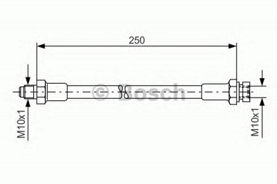 BOSCH 1987476348 -  Тормозной шланг
