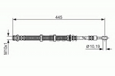 BOSCH 1987476354 -  Тормозной шланг