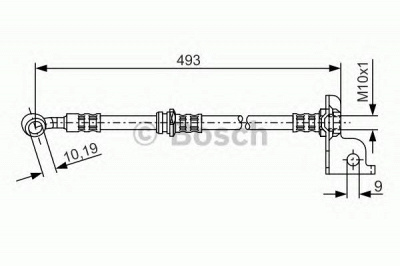 BOSCH 1987476371 -  Тормозной шланг
