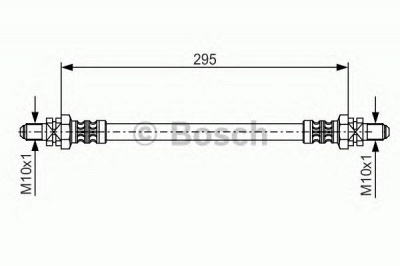 BOSCH 1987476382 -  Тормозной шланг