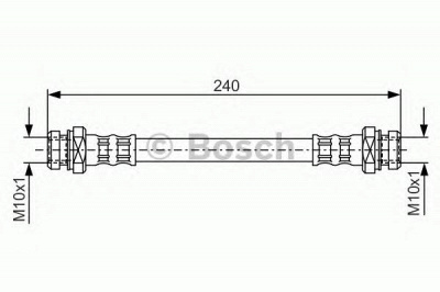 BOSCH 1987476395 -  Тормозной шланг