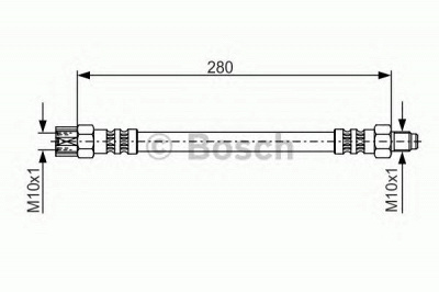 BOSCH 1987476396 -  Тормозной шланг