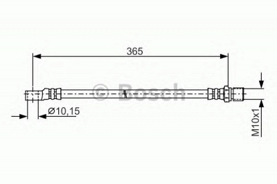BOSCH 1987476412 -  Тормозной шланг