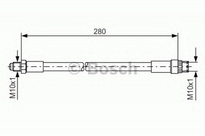 BOSCH 1987476424 -  Тормозной шланг