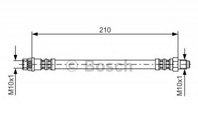 BOSCH 1987476425 -  Тормозной шланг