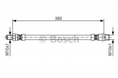 BOSCH 1987476439 -  Тормозной шланг