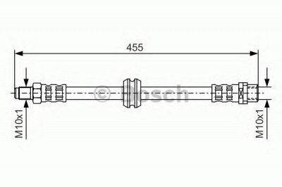 BOSCH 1987476444 -  Тормозной шланг