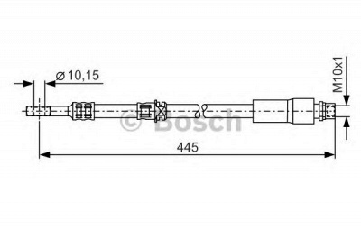 BOSCH 1987476455 -  Тормозной шланг