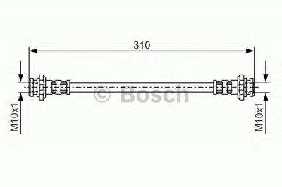 BOSCH 1987476486 -  Тормозной шланг