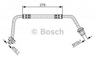 BOSCH 1987476506 -  Тормозной шланг