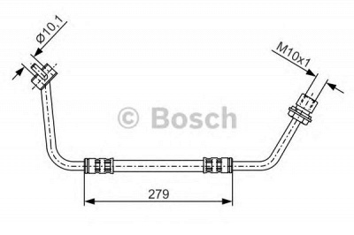 BOSCH 1987476507 -  Тормозной шланг