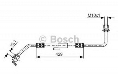 BOSCH 1987476511 -  Тормозной шланг