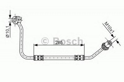 BOSCH 1987476512 -  Тормозной шланг
