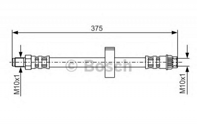 BOSCH 1987476518 -  Тормозной шланг