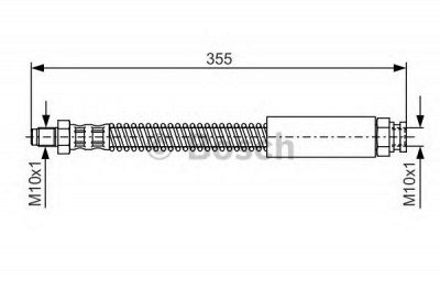 BOSCH 1987476519 -  Тормозной шланг