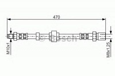 BOSCH 1987476524 -  Тормозной шланг