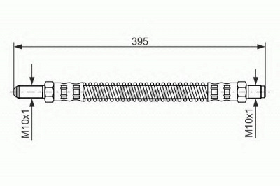BOSCH 1987476530 -  Тормозной шланг
