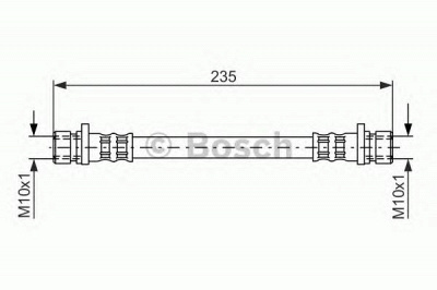 BOSCH 1987476538 -  Тормозной шланг