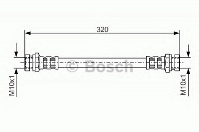 BOSCH 1987476541 -  Тормозной шланг