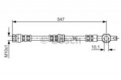 BOSCH 1987476542 -  Тормозной шланг