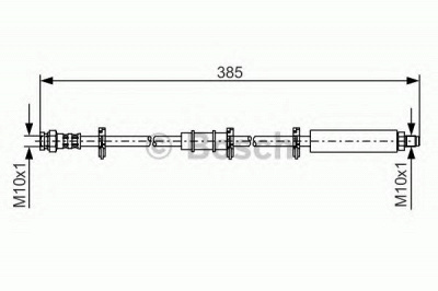 BOSCH 1987476548 -  Тормозной шланг
