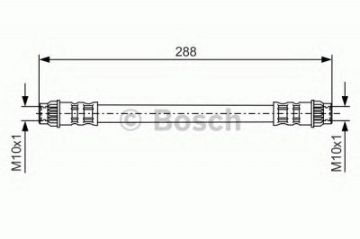 BOSCH 1987476557 -  Тормозной шланг
