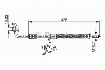 BOSCH 1987476566 -  Тормозной шланг