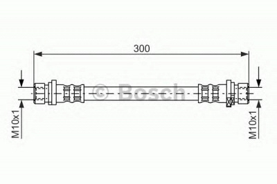 BOSCH 1987476583 -  Тормозной шланг
