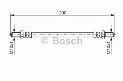 BOSCH 1987476587 -  Тормозной шланг