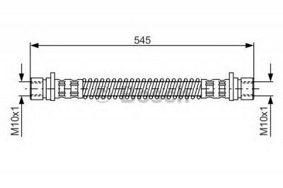BOSCH 1987476594 -  Тормозной шланг