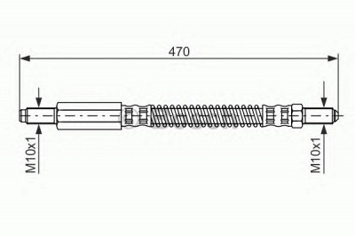 BOSCH 1987476595 -  Тормозной шланг