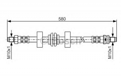 BOSCH 1987476602 -  Тормозной шланг