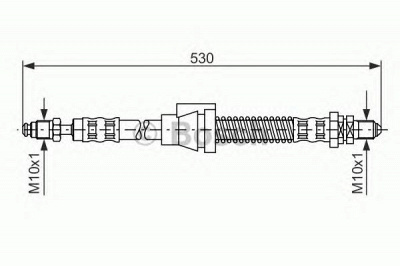 BOSCH 1987476605 -  Тормозной шланг