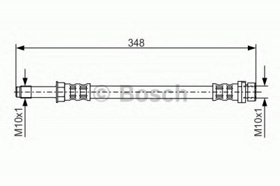 BOSCH 1987476622 -  Тормозной шланг