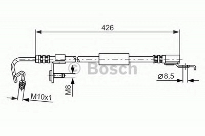 BOSCH 1987476623 -  Тормозной шланг