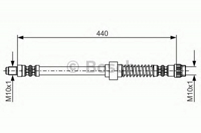 BOSCH 1987476651 -  Тормозной шланг