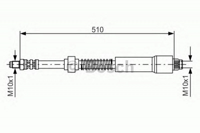 BOSCH 1987476675 -  Тормозной шланг