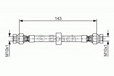 BOSCH 1987476697 -  Тормозной шланг