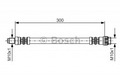 BOSCH 1987476699 -  Тормозной шланг