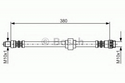 BOSCH 1987476700 -  Тормозной шланг