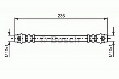 BOSCH 1987476703 -  Тормозной шланг