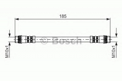 BOSCH 1987476711 -  Тормозной шланг